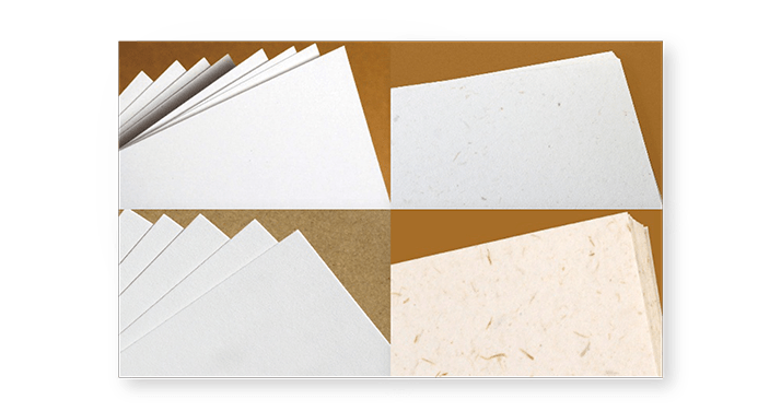 山櫻が提案する、7種類のエシカル用紙から選べる